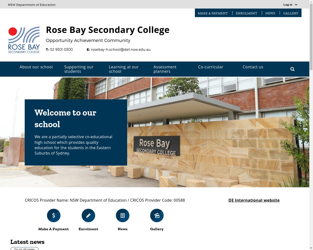 Rose Bay Secondary College