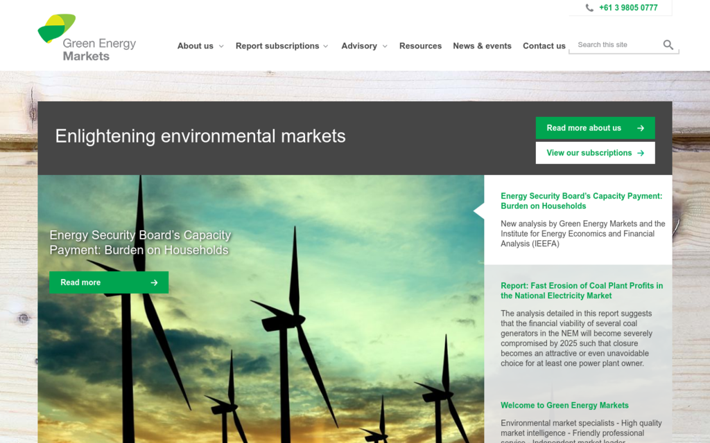 Green Energy Markets